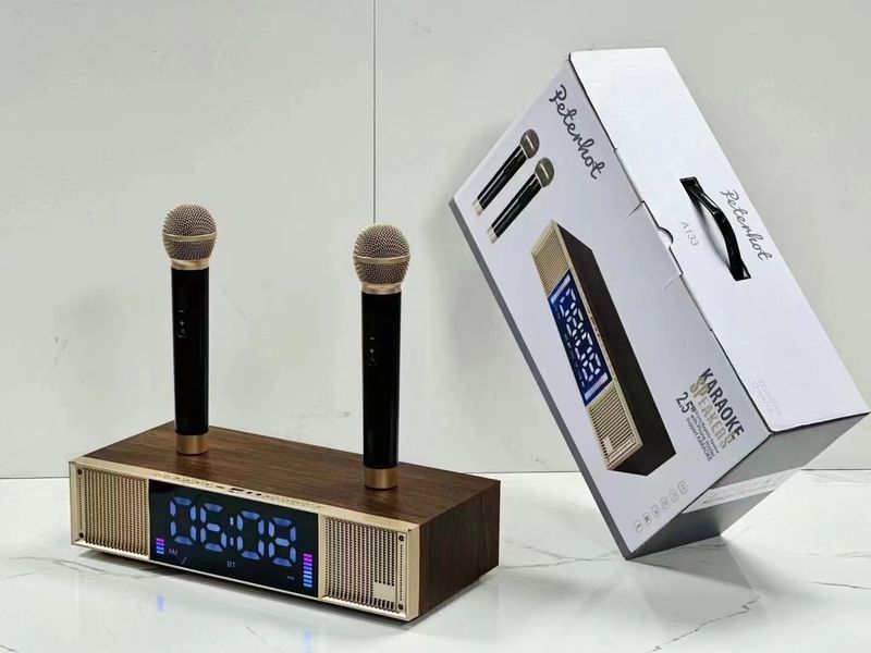 New A133 Bluetooth speaker, alarm clock, audio all-in-one machine, singing, indoor and outdoor square dancing, wireless_voghion.com