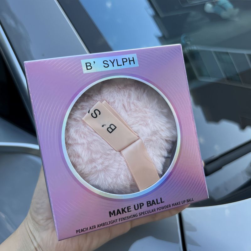 Bronzers & Highlighters New Velvet High Gloss Shiny Powder Puff Fine Glitter Setting Powder To Brighten The Clavicle Body Glitter Highlight Ball_voghion.com