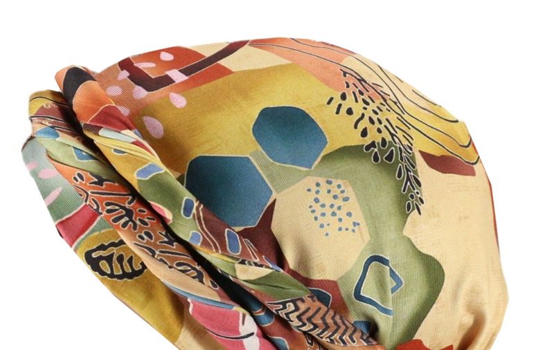 Nuevo gorro con cola torcida colorido para mujer, ajustable con velcro, gorro estilo turbante africano de gran oferta_voghion.com