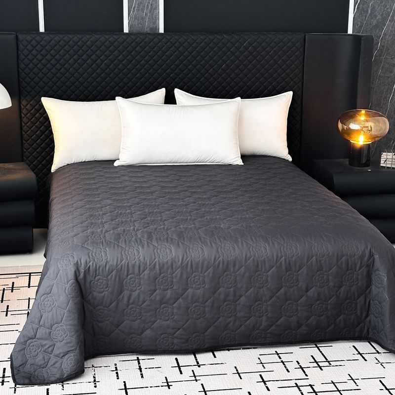 Housse de lit matelassée, housse de lit simple, résistante à l'humidité et à la saleté, drap de lit de luxe léger_voghion.com