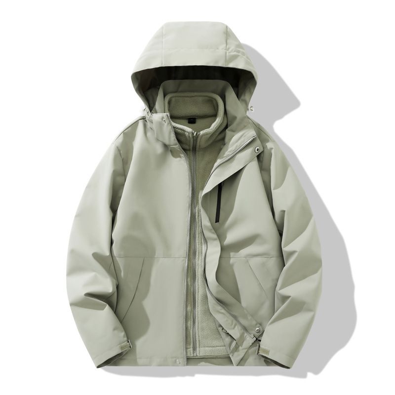 Giacca da trekking invernale in pile, 3 in 1 da donna, impermeabile e antivento, staccabile, per uomo_voghion.com