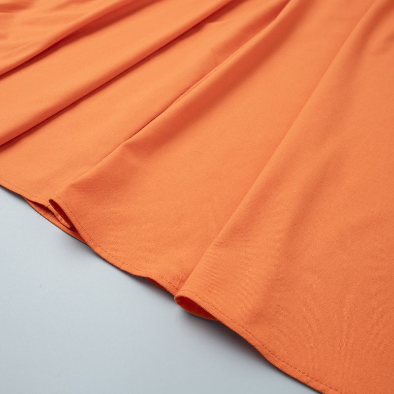 Damenbekleidung Baumwolle Leinen Weste Rock Anzug Weste Big Swing Rock Casual Anzug_voghion.com