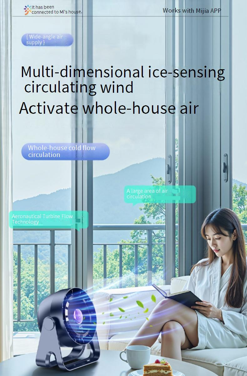 USB-Tischventilator – Kompakter persönlicher Ventilator für Zuhause/Büro/Schlafsaal (3 Geschwindigkeitsstufen, einstellbare Neigung, leiser Betrieb)_voghion.com