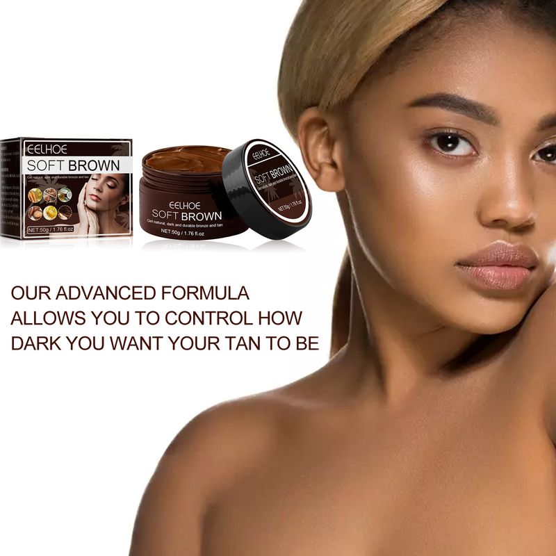 Crema abbronzante idratante per la pelle color bronzo senza sole EELHOE_voghion.com