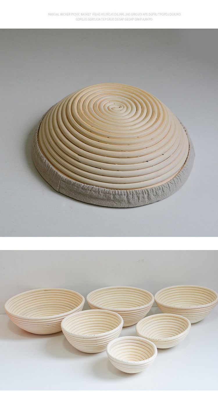 Indonesian Rattan Bread Fermentation Tools Baking Tools And True Rattan Fermentation Baskets_voghion.com