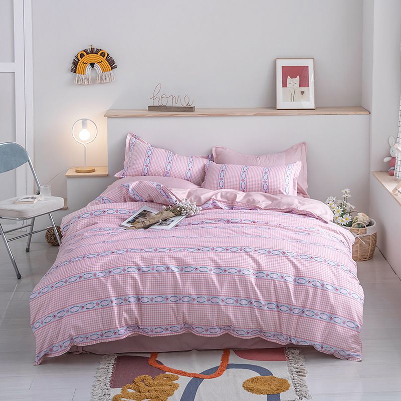 Copripiumino da letto moderno e minimalista stampato in morbido poliestere_voghion.com
