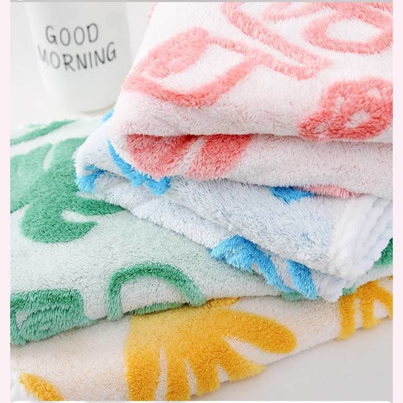 Jacquard Series Edged Towel Soft Absorbent Household Towel Face Towel Hand Towel_voghion.com