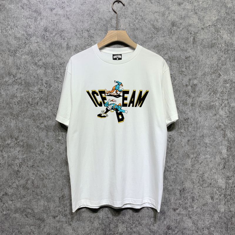Long term availability of BBC Flying Dog Ice Cream Fighting Printed Short sleeved T-shirts_voghion.com