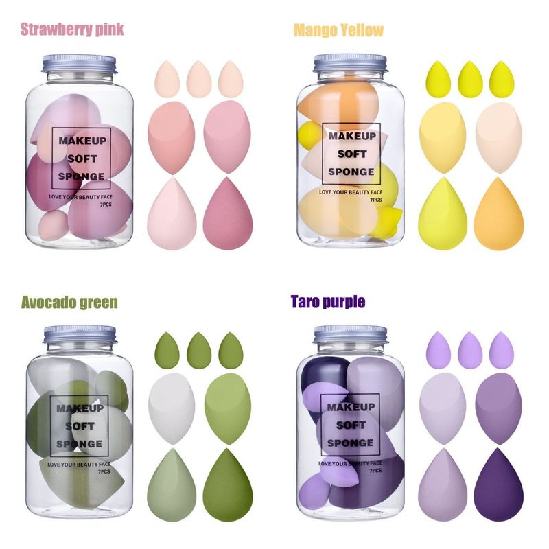 Cotton Pads Beauty Egg Egg Box Internet Celebrity Gradient Sponge Air Cushion Powder Puff Makeup Tool Genuine Dry And Wet Dual Use_voghion.com
