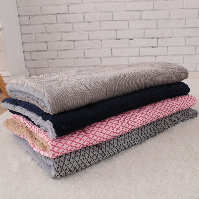 Autumn And Winter Warm Supplies Pet Reversible Blanket Cat Dog Bed Mat_voghion.com