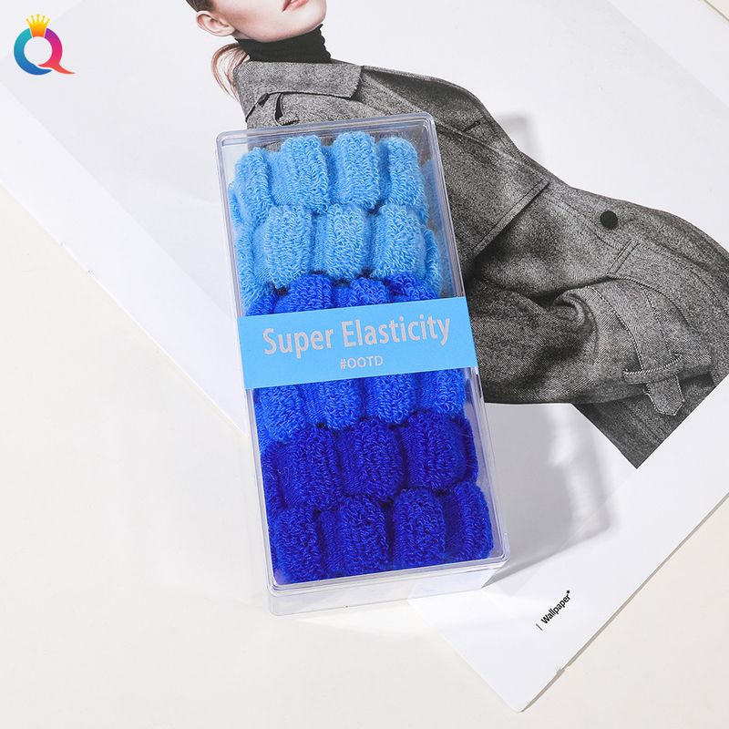 Corda per capelli in scatola spessa con bobina di lana ad alta elasticità, fascia per capelli in gomma di alta qualità, senza cuciture, anello per capelli all'ingrosso_voghion.com