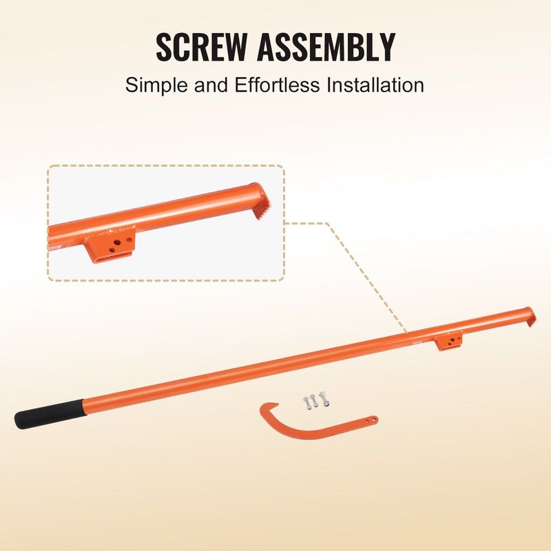 VEVOR Cant Hook Tool 59 In Heavy Duty Steel Log Roller Forestry Logging Tools_voghion.com