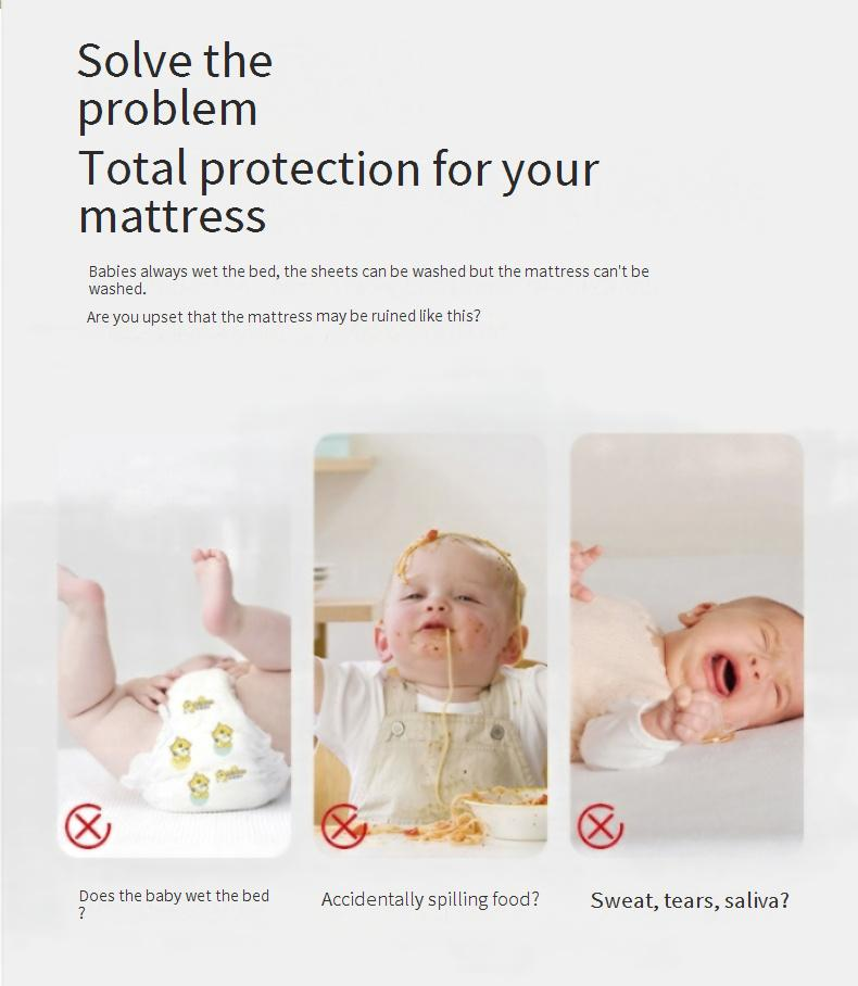 Waterproof Mattress Protector - Fitted Sheet Style (Hypoallergenic Dust Mite Proof Non-Slip Universal Fit For Queen/King Size Machine Washable)_voghion.com