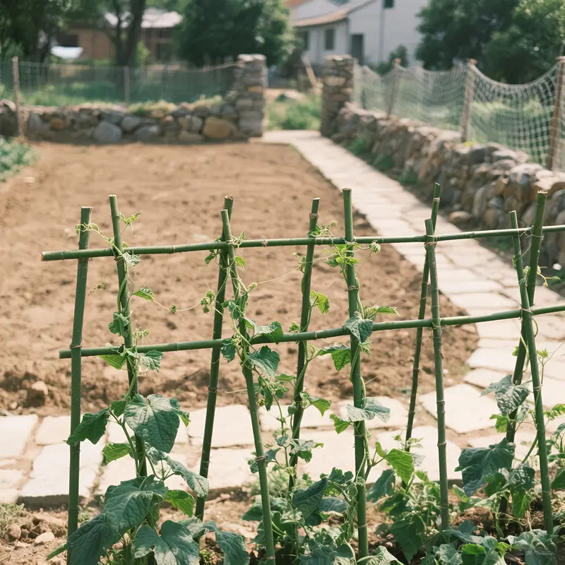 30PCS Plant Vine Poles, 90cm Length, Outdoor Garden Columns, Suitable For Tomatoes, Peppers, Flowers_voghion.com