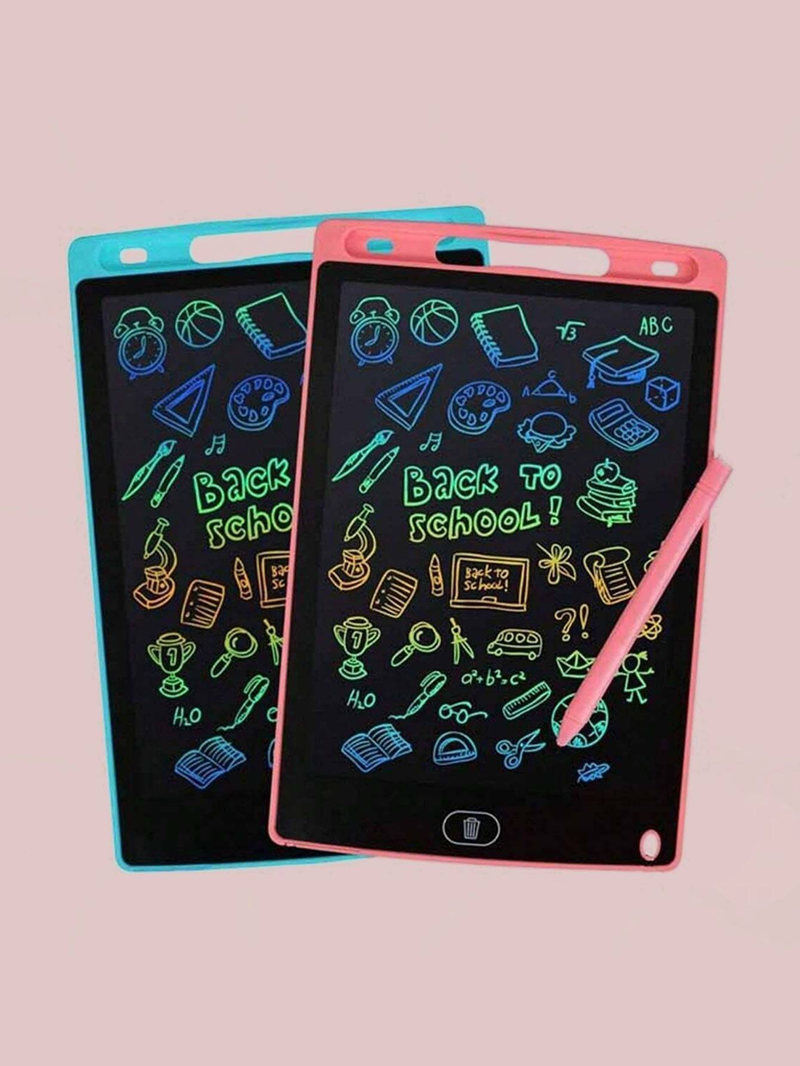 1PC 8.5 Inch LCD Writing Tablet Drawing Board Kids Graffiti Sketchpad Toys Handwriting Blackboard Magic Drawing Board Toy Gift Multicolor Screen_voghion.com