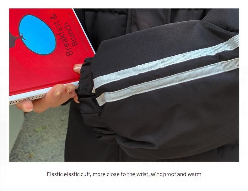 Oversized Long Puffer Coat – Korean Streetwear Hooded Jacket With Hidden Pockets (Black)_voghion.com