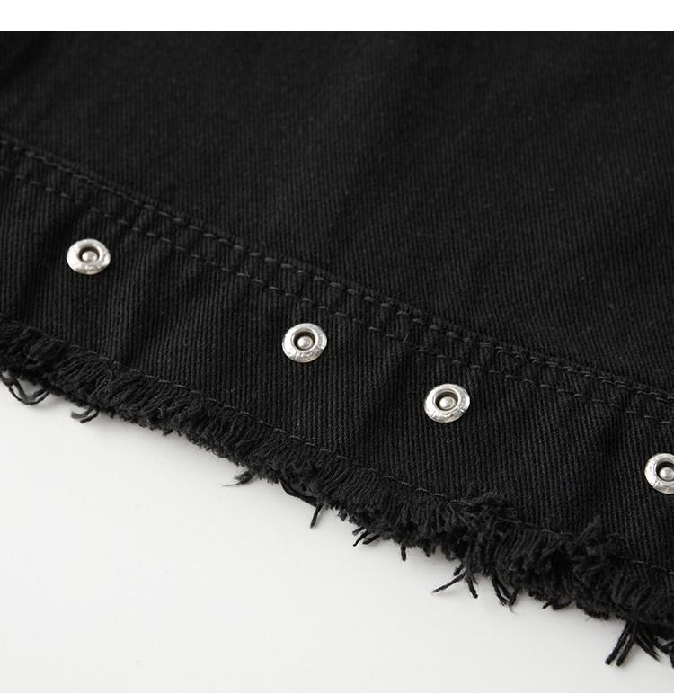 Men's Y2K Streetwear Denim Pants With Studs - Relaxed Fit Wide Leg Bootcut Jeans For Hip Hop & Casual Wear_voghion.com