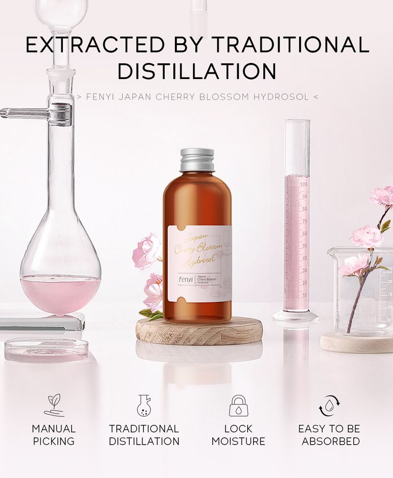 Fen Yi Japanese Cherry Blossom Pure Dew 100ml Hydrating Moisturizing Toner Facial Care Skin Care Products_voghion.com