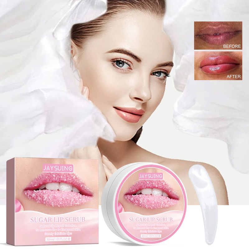 Exfoliante para aclarar líneas, elimina piel muerta, labios oscuros más brillantes, exfoliante hidratante, mascarilla para labios, cuidado, nuevo 2024_voghion.com
