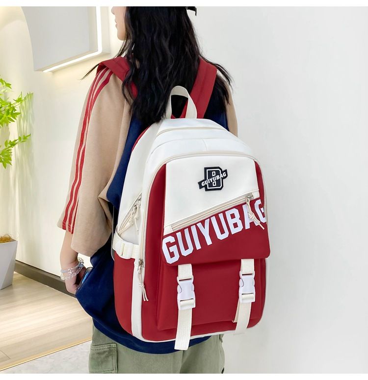 Women's bag 2024 new high-capacity for middle and high school students, fashionable backpack, computer bag, backpack_voghion.com