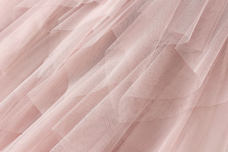 new autumn style temperament high waist slimming super fairy flower bud irregular mesh skirt female 8063_voghion.com