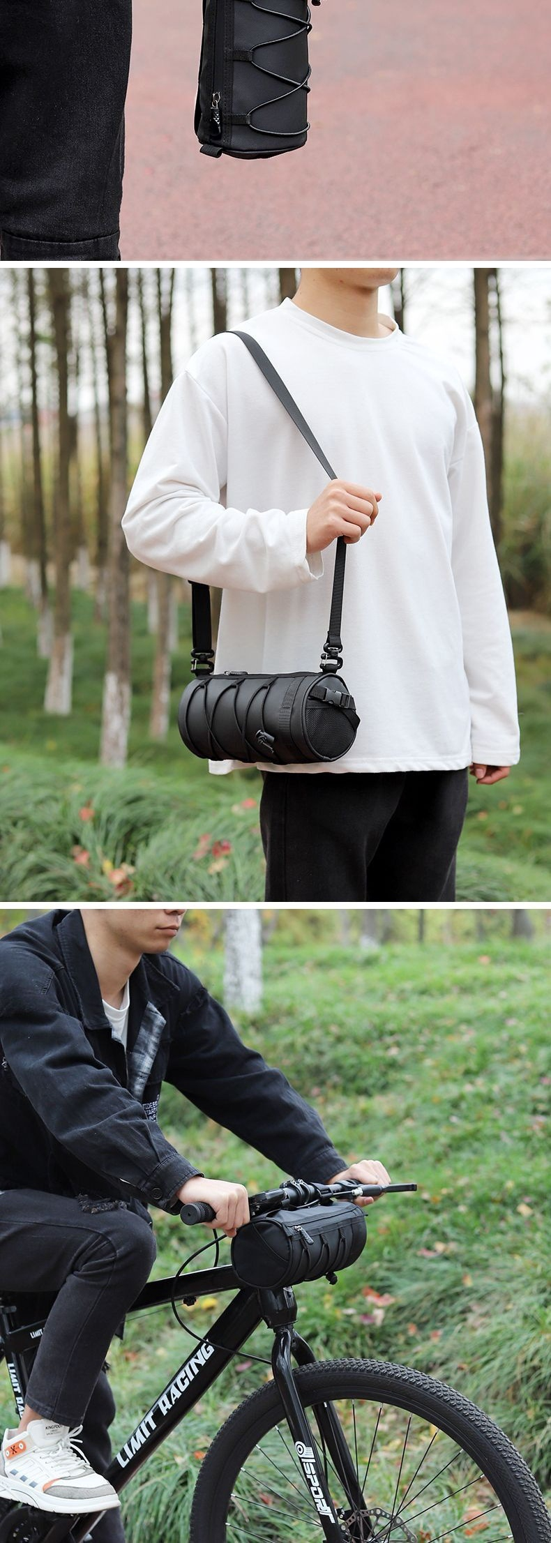 Vélo vélo vélo électrique faisceau avant universel téléphone portable tube supérieur b, selle portable_voghion.com