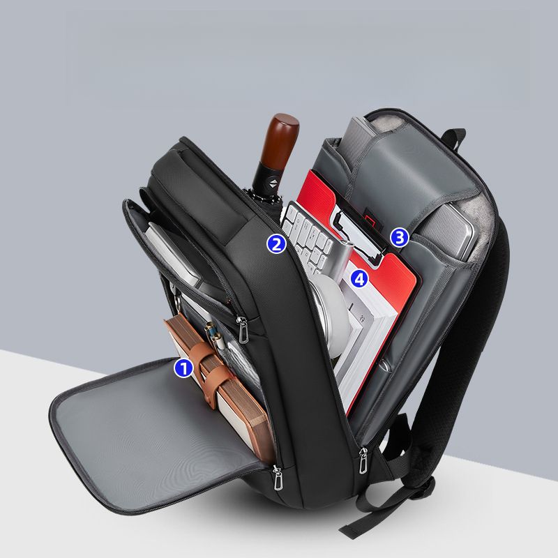 High-end Commuter Laptop Backpack For Men, A Multifunctional Waterproof Backpack_voghion.com