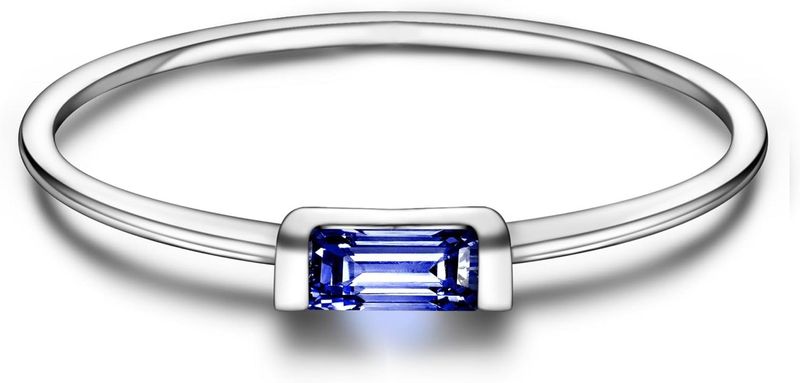 Anello in argento sterling S925 per donna con pietra portafortuna di dicembre, squisito design di nicchia, stile di design di alta gamma_voghion.com