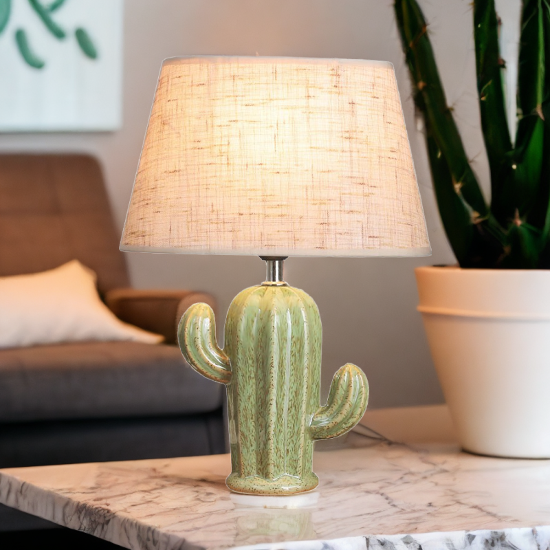 Lampe de chevet créative nordique en céramique pour chambre de fille, luminaire décoratif à intensité variable, protection des yeux, idéal pour une étude ou une chambre d'enfant_voghion.com