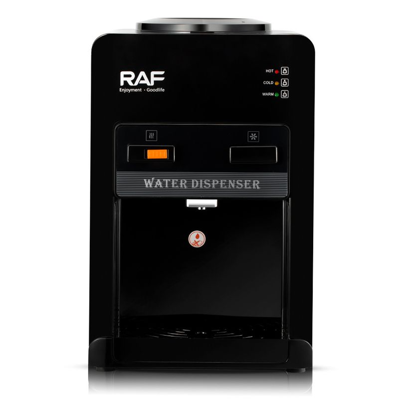 RAF EU Standard Desktop Water Dispenser, Small Household Fully Automatic Hot & Cold Dual-use Bottled Cooler_voghion.com