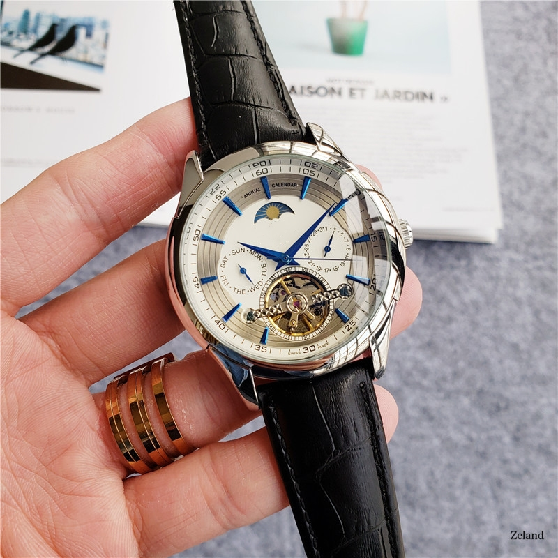 High Quality Urious Men's Nical Watch With Fully Automatic And Multifunctional Leather Strap_voghion.com