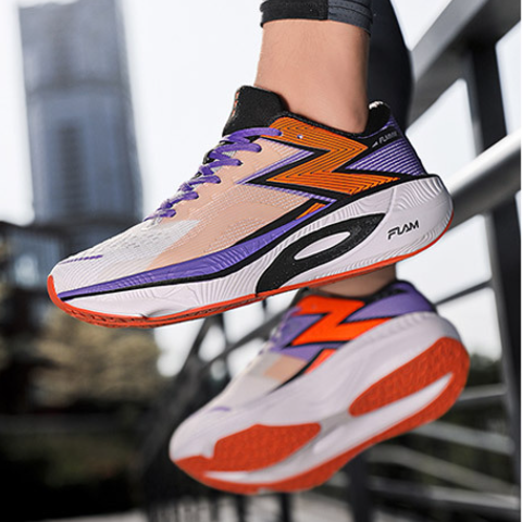 Professional Marathon Running Shoes Men's Full Palm Carbon Plate Racing Running Shoes Shock Absorbent Sports Shoes Women's Training Shoes_voghion.com