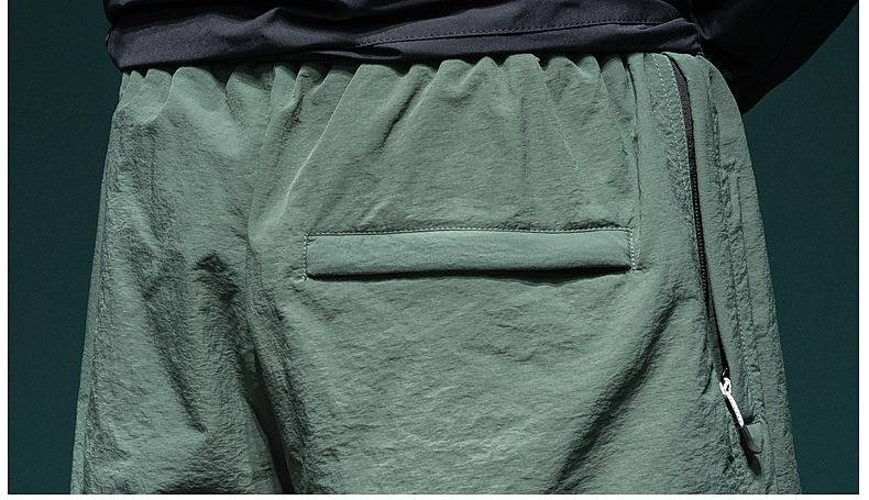 Pantalon de parachutiste coupe ample en duvet de canard pour homme, imperméable et thermique, pour l'hiver, en vert, noir et kaki_voghion.com