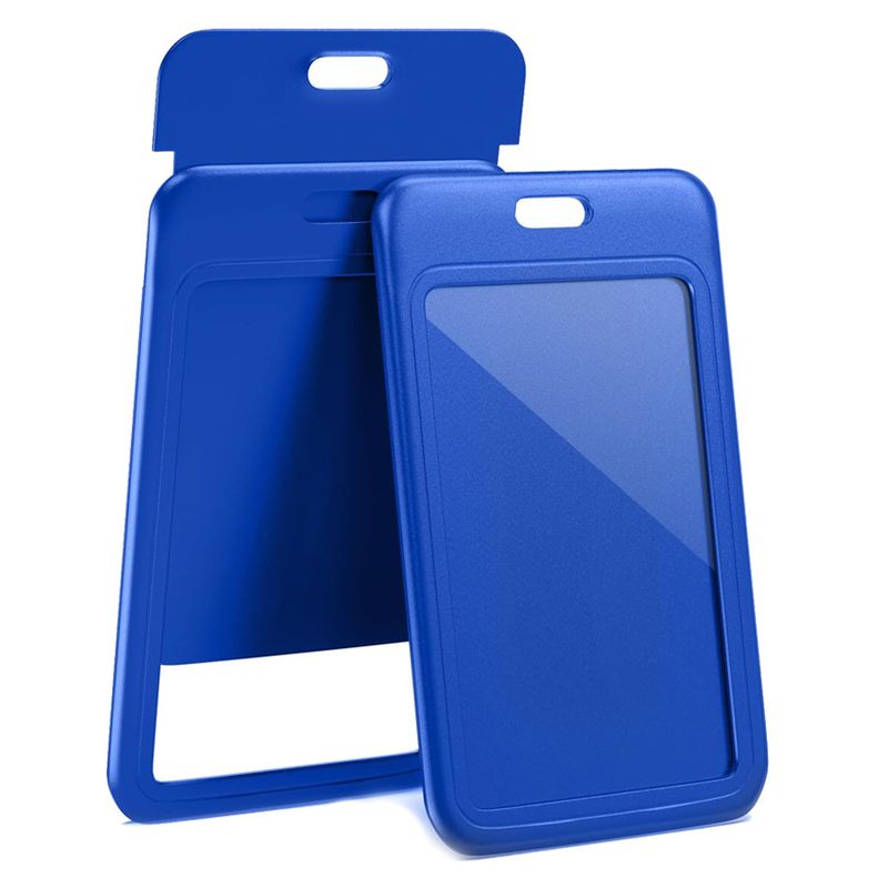 Macaron Farbe ID Karte Halter Slide Karte Push Karte ABS Kunststoff Student Karte Halter Arbeit Karte Halter_voghion.com