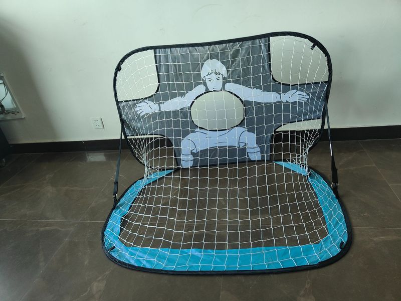 Porta da calcio pieghevole due in uno e attrezzo da tennis - Giocattolo portatile per l'allenamento multi-sport dei bambini_voghion.com