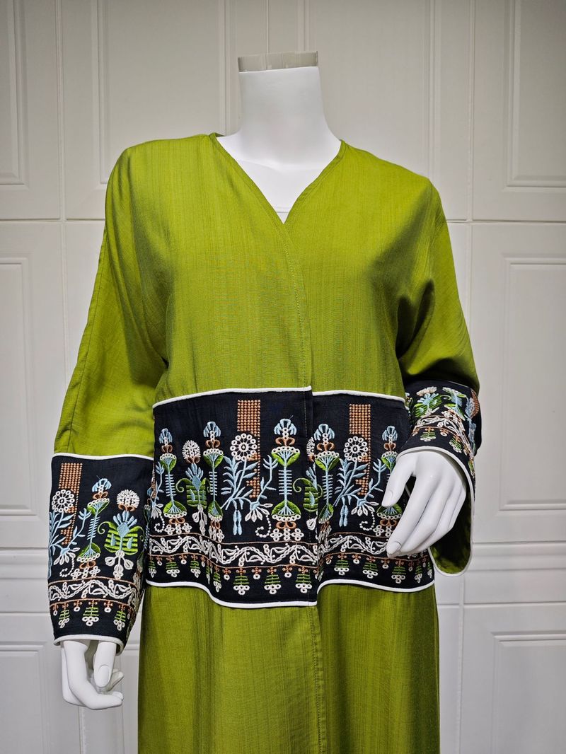Women's Clothing Middle East Cardigan Embroidery Embroidered Robe_voghion.com