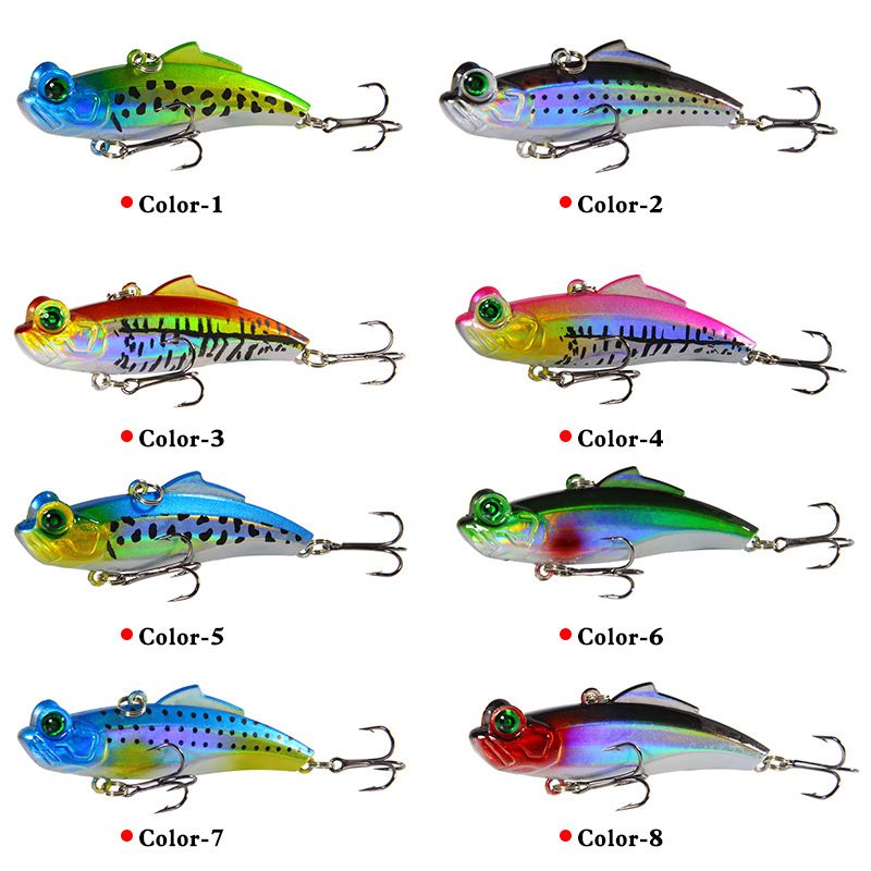 Nuovo anello per esche artificiali affondanti Vib6.5CM/12.5G esca per pesci in metallo esca di simulazione esca dura attrezzatura da pesca_voghion.com