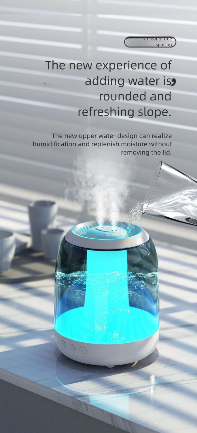 Humidifier Speaker Bluetooth Night Light For Pregnant Women And Babies, Large Capacity For Office And Home, Aromatherapy Bedroom Air_voghion.com