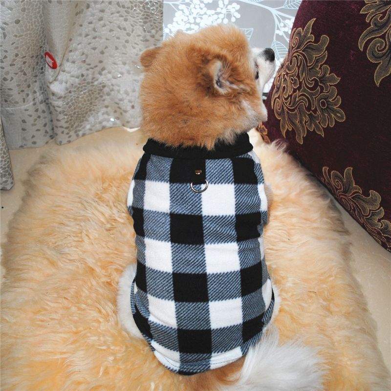 Abbigliamento per animali domestici diretto dalla fabbrica, per cani, autunno e inverno, in pile polare, fibbia di trazione, 27 colori brevettati, saranno oggetto di indagine_voghion.com