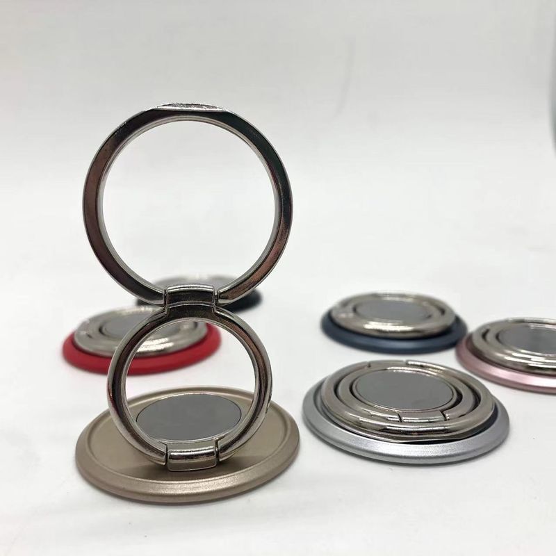 Music Festival Circular Magic Car Phone Metal Folding Finger Ring Buckle Adhesive Portable Lazy Man Holder_voghion.com