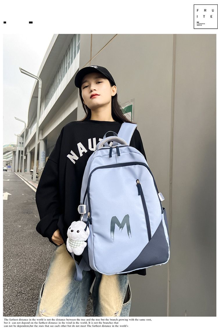 Simple, Large Capacity, Backpack Middle School Girls, High School Students, Girls School Bags_voghion.com