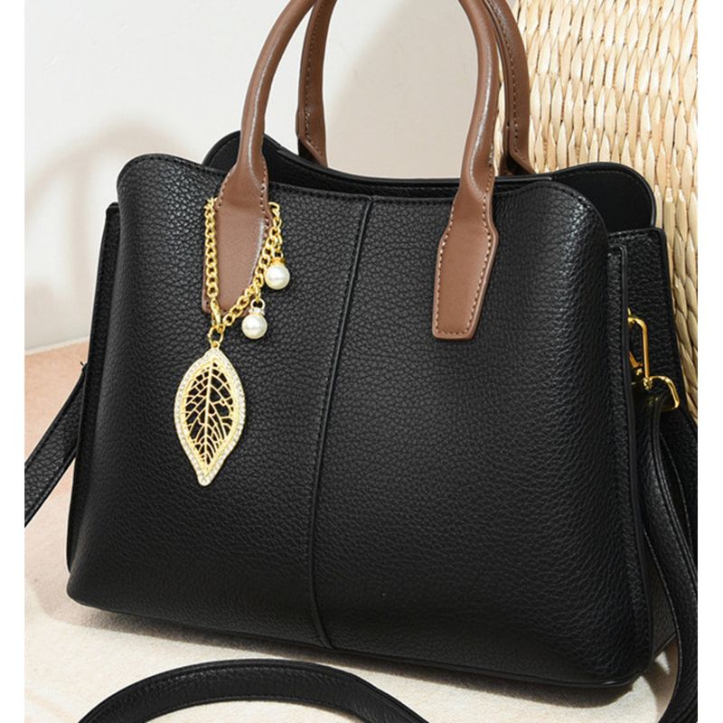 2024 Large Capacity Women's New Handbag Soft Leather Commuter Versatile Crossbody Big Bag_voghion.com