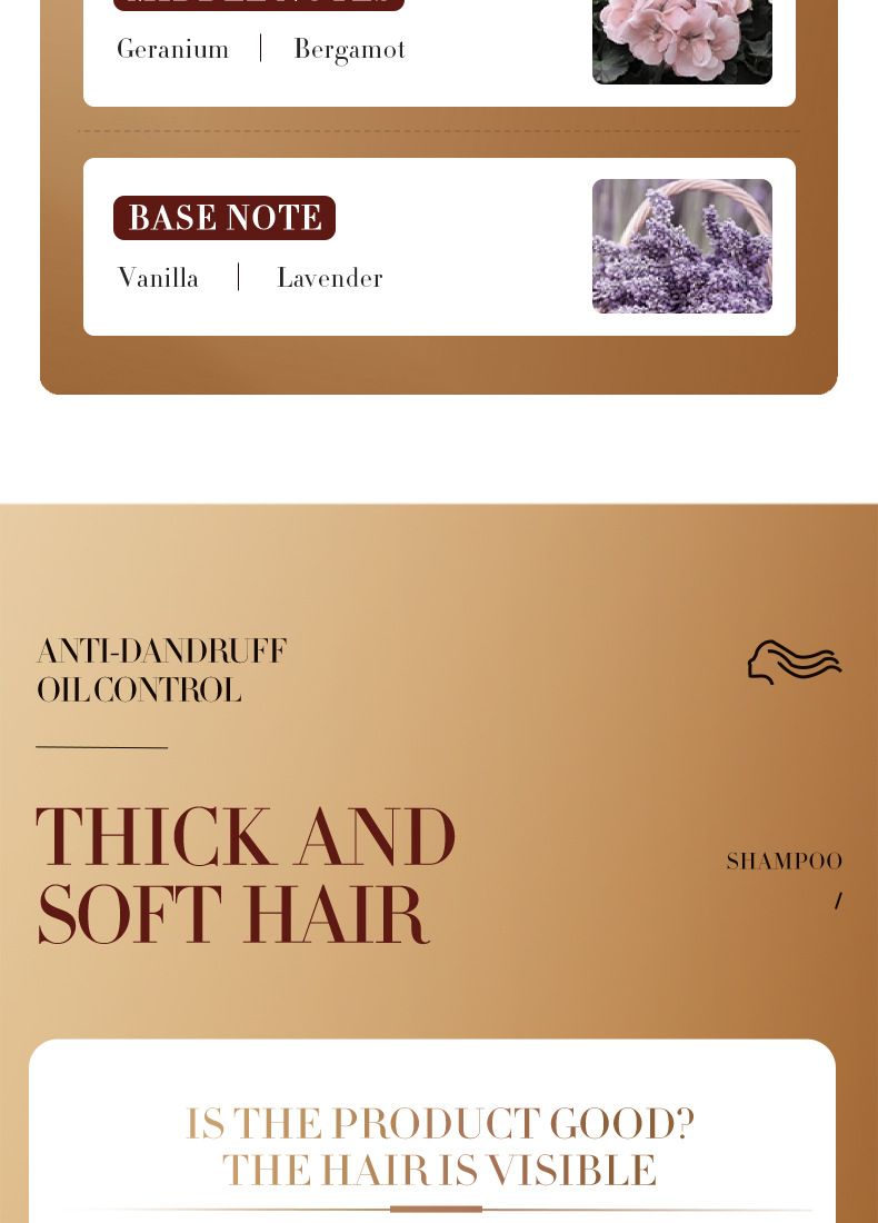 Full English Ginger Shampoo Bagged SADOER Moisturizing Smooth Deep Cleaning Portable Pack_voghion.com
