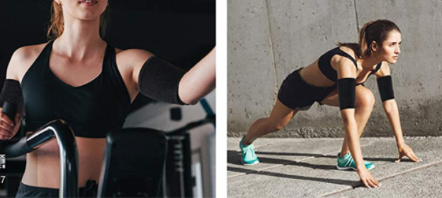 Armbinden für Frauen, verschwitzte Schmetterlingsärmel, Trimmarmbinden, grenzüberschreitende Fitnessübungen, verschwitzte Arme_voghion.com