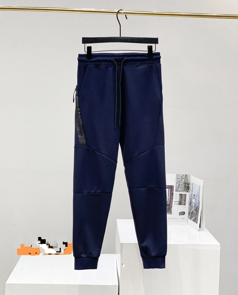 Men's Spring And Autumn New Stitching Sweatpants Air Layer Cotton Sports Casual Pants_voghion.com