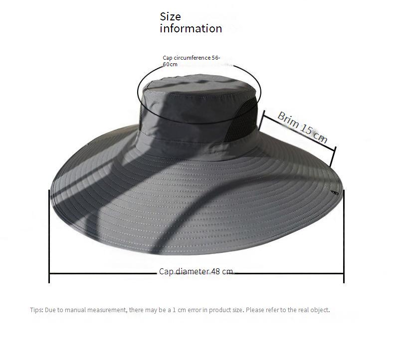 SolarFan Pro Outdoor Hat - UPF 50+ Wide Brim With USB-Rechargeable Cooling Fan (Adjustable Wind Speed, Steel Wire Frame, Unisex)_voghion.com