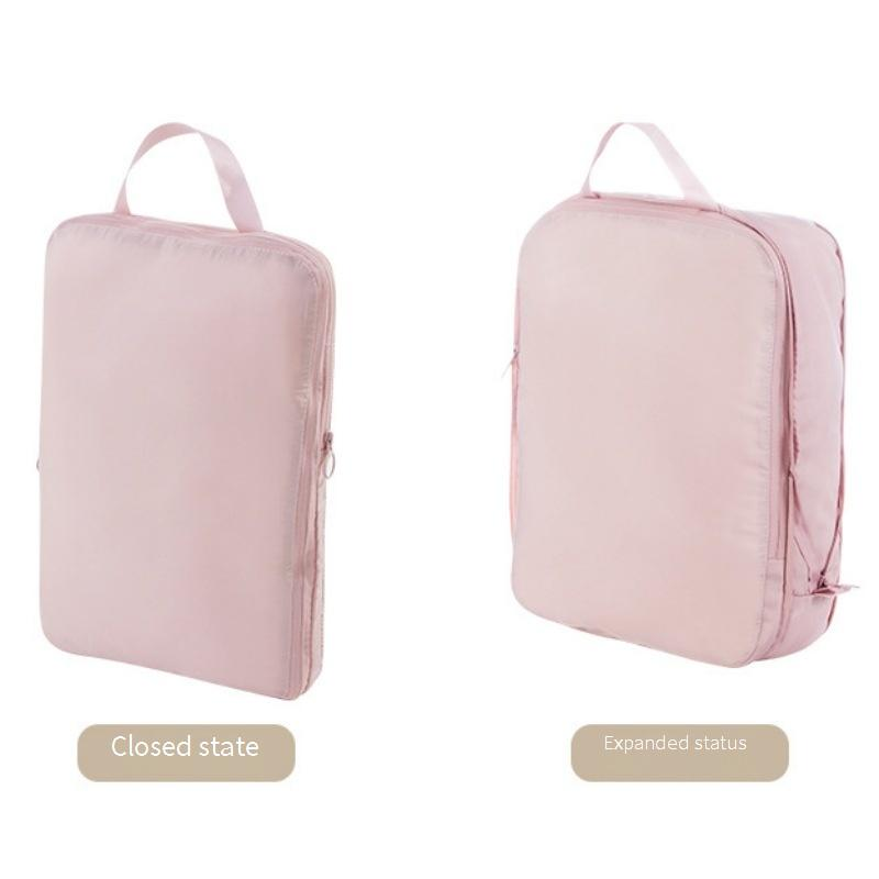Travel Shoe & Underwear Organizer Bag - Multi-Compartment Packing Cube For Socks Bras Clothes (Lightweight Water-Resistant Foldable Carry Handle)_voghion.com