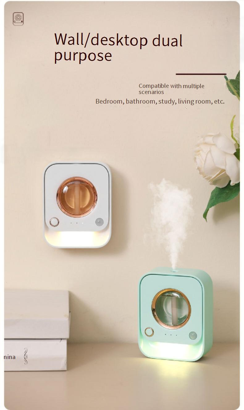 Intelligenter Aromadiffusor mit USB-Ladefunktion, automatischer Erkennung und Timer für Zuhause/Auto – Luftbefeuchter für ätherische Öle mit LED-Licht, leiser Betrieb_voghion.com