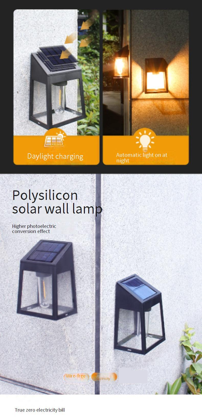 Solar Wall Lights Outdoor – Waterproof Motion Sensor Lights For Garden, Patio & Pathway (Auto On/Off, 3 Lighting Modes, 6-12H Runtime, IP65)_voghion.com