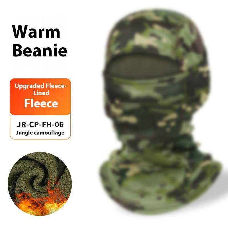 Camouflage Balaclava Face Mask For Outdoor Activities - Windproof, Sun Protection, Quick-Dry, Fleece-Lined Options Available_voghion.com